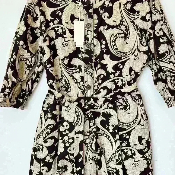 NWT! Rebecca Taylor Scroll Paisley Jumpsuit - Picture 3 of 14
